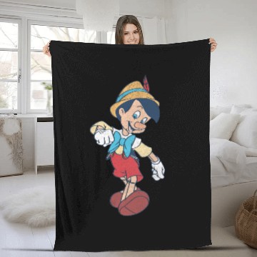 Discover Disney Pinocchio  Portrait Fleece Blankets