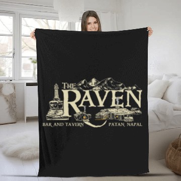 Discover The Raven Bar and Tavern Fleece Blankets