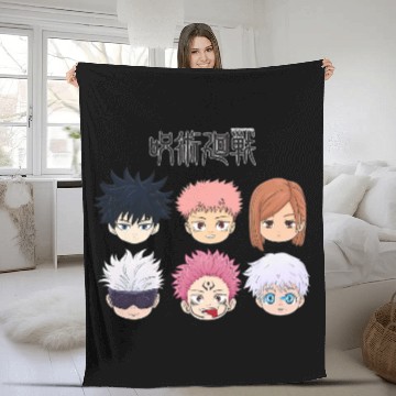 Discover Jujutsu Satoru Chibi 3D Fleece Blankets