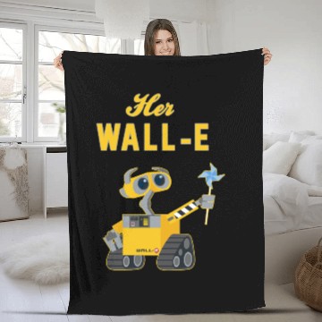 Discover Disney Pixar Wall-E Her Wall-E Couples Fleece Blankets