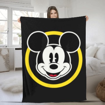 Discover Amazon Essentials Disney Smiling Mickey In Yello Fleece Blankets