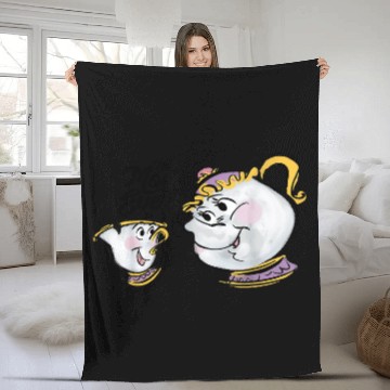 Discover Disney Beauty and the Beast Chip Mrs. Potts Best Baseball Tees Fleece Blankets