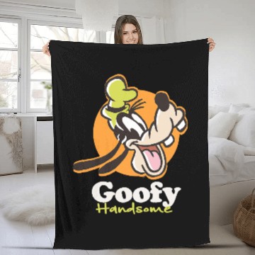 Discover Disney Goofy Handsome Funny Fleece Blankets