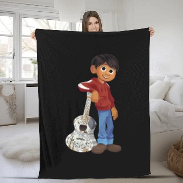 Discover Disney Pixar Coco | Miguel | Playing Guitar Baseball Jerseys Fleece Blankets