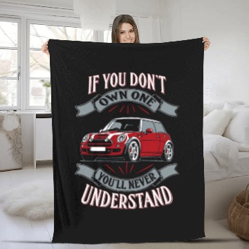 Discover Mini Cooper - Mini Cooper - You Don't Own One Mi Fleece Blankets