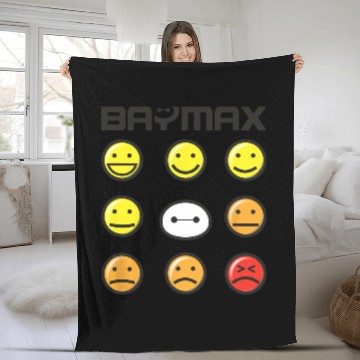 Discover Disney Big Hero 6 Baymax 1-9 Levels Of Pain Array Baseball Tees Fleece Blankets