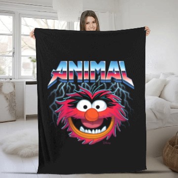 Discover Disney - The Muppets Animal Rock Fleece Blankets