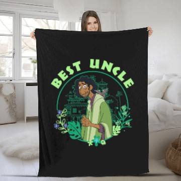 Discover Disney Encanto Bruno Best Uncle Poster Fleece Blankets