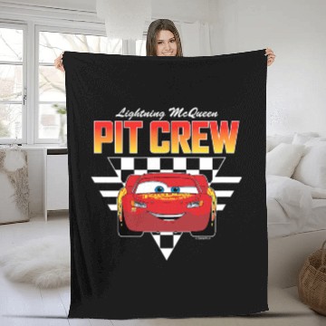 Discover Disney Pixar - McQueen Pit Crew Baseball Tees Fleece Blankets