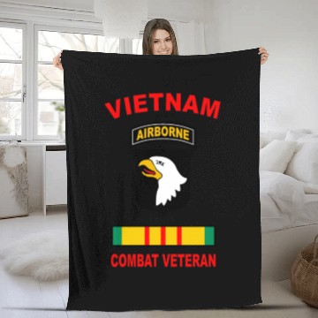 Discover 101st Airborne Division Vietnam Veteran Fleece Blankets