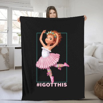 Discover Disney Fancy Nancy Ballerina IGotThis Baseball Jerseys Fleece Blankets