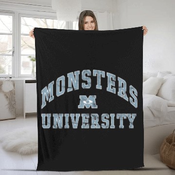 Discover Disney Pixarss Monsters University Simple Collegiate Fleece Blankets 3D Fleece Blankets
