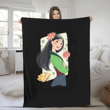 Discover Disney Princess Mulan Hero And Princess 3D Fleece Blankets