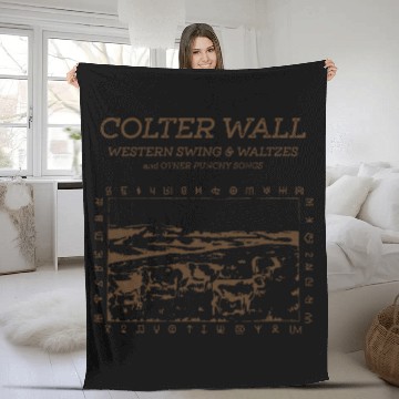 Discover Colter Wall Fleece Blankets