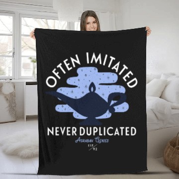Discover Disney Aladdin Genie Often Imitated Never Duplicated Fleece Blankets