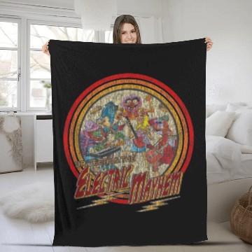 Discover Disney The Muppets Electric Mayhem Band Poster Fleece Blankets