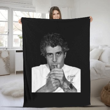 Discover Anthony Bourdain Fleece Blankets