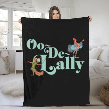 Discover Disney Robin Hood Oo-De-Lally Iconic Quote Chest Text Logo Baseball Tees Fleece Blankets
