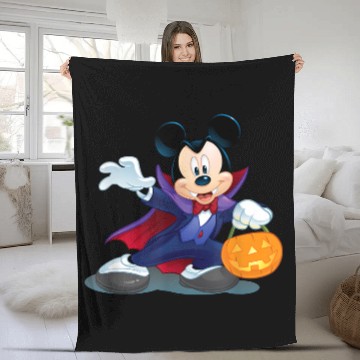 Discover Disney Halloween Mickey Mouse Vampire Fleece Blankets