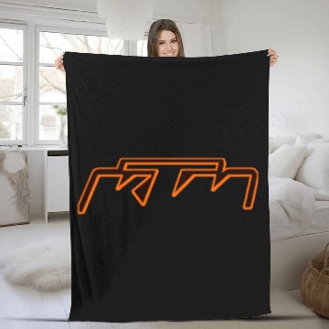 Discover Motorcycle Ktm Orange And Black | Essential Fleece Blankets