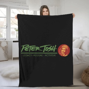 Discover Peter Tosh Legacy Reggae Activism Jamaican Reggae Music Fleece Blankets