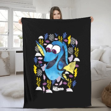 Discover Disneyss Pixars Finding Nemo Dory Just Keep Swimming Baseball Tees Fleece Blankets