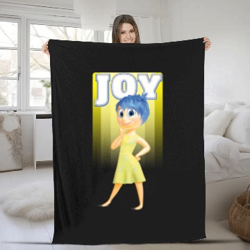 Discover Disney Pixar Inside Out Joy Sunny Portrait Logo Baseball Tees Fleece Blankets