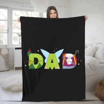 Discover Disneyss Peter Pan Tinker Bell Fathers Day Birthday Best Dad Zip Fleece Blankets