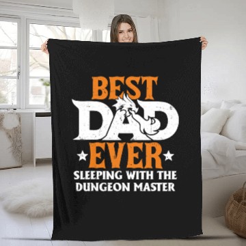 Discover Dragon Animals Dragons Dungeon Crawler Dragon Master bests Dad Ever Fathers Day Fleece Blankets