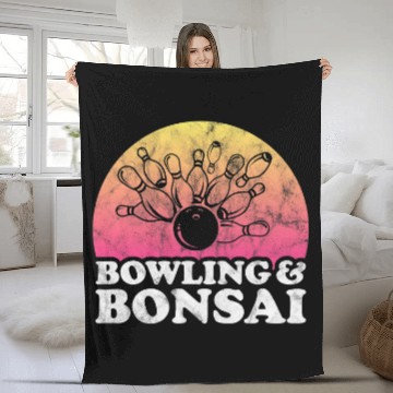 Discover Bowling Gift and Bonsai Tree Fleece Blankets