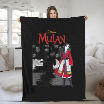 Discover Disney Mulan Live Action Comic Panels Zip Fleece Blankets
