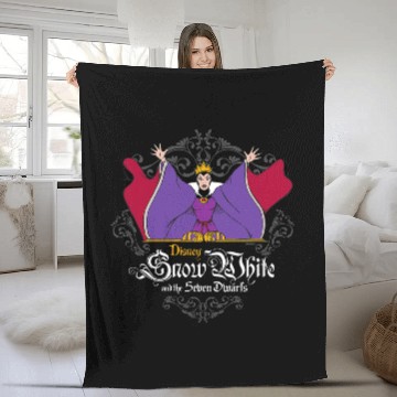 Discover Disney Villains - Snow White And The Seven Dwarfs Evil Queen Baseball Tees Fleece Blankets
