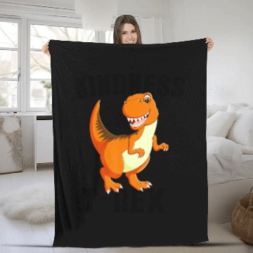 Discover Orange Unity Day 2021 Kindness Dinosaur Anti Bullying Outfit Fleece Blankets