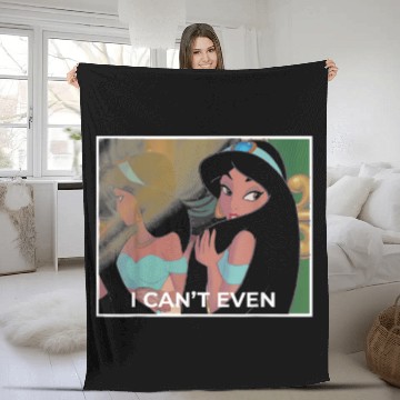 Discover Disney Aladdin Sassy Jasmine I Cant Even Fleece Blankets