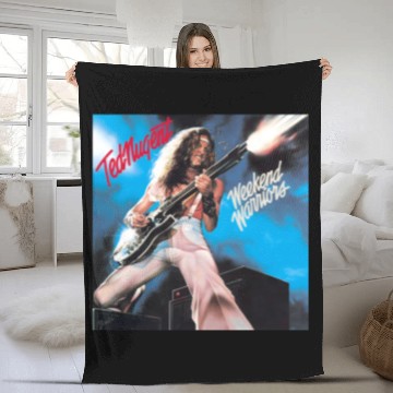 Discover Ted Nugent Weekend Warriors Album Rock Legend Fleece Blankets