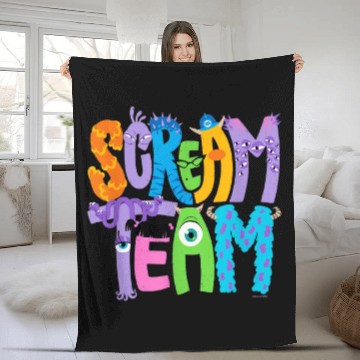 Discover Disney and Pixars Monsters Inc Scream Team Hallo Fleece Blankets
