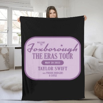 Discover Eras Tour Foxborough Night 2 May 20 Sticker Baseball Tees Fleece Blankets