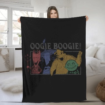Discover Disney The Nightmare Before Christmas Oogie Boogie Co. Merry Christmas 2024 Fleece Blankets