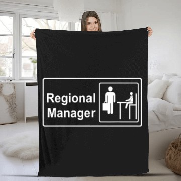 Discover Manager Assistant To The Regional Manager Matching Fleece Blankets