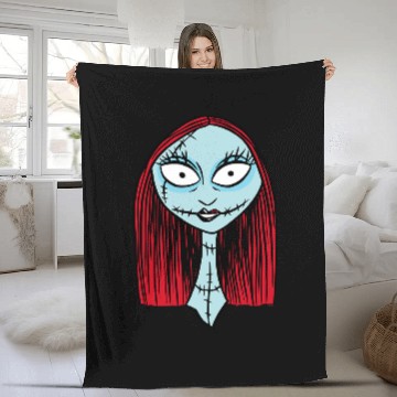 Discover Disney The Nightmare Before Christmas Sally Big Face Fleece Blankets
