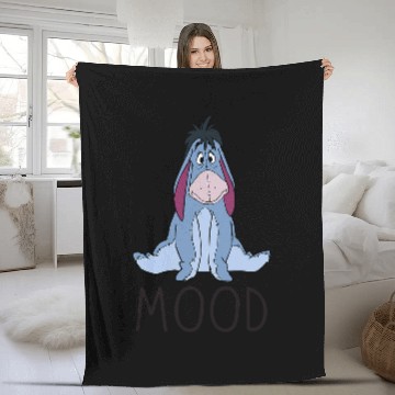 Discover Disney Pooh Mood Eeyore Fleece Blankets