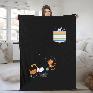 Discover Disney The Aristocats Movie Kittens Pocket Fleece Blankets