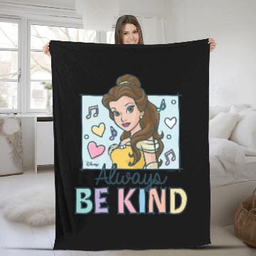 Discover Disney Princess - Always Be Kind Belle Zip Fleece Blankets