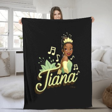 Discover Disney Princess - Tiana Princess And The Frog Baseball Tees Fleece Blankets