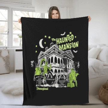 Discover Disneyland the Haunted Mansion Baseball Jerseys Fleece Blankets