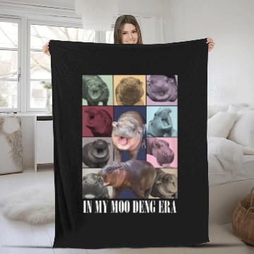 Discover Moo Deng Eras Tour, Moo Deng Fleece Blankets