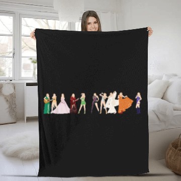 Discover eras tour taylors v2 Fleece Blankets