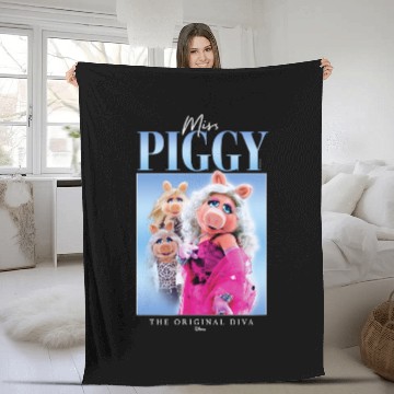 Discover Disney - The Muppets Miss Piggy Original Diva Fleece Blankets
