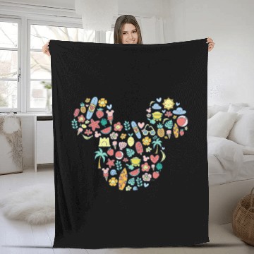 Discover Disney Mickey Mouse Icon Summer Fun Fleece Blankets