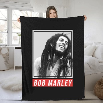 Discover Bob Marley Fleece Blankets Bob Marley Reggae Fleece Blankets legend
